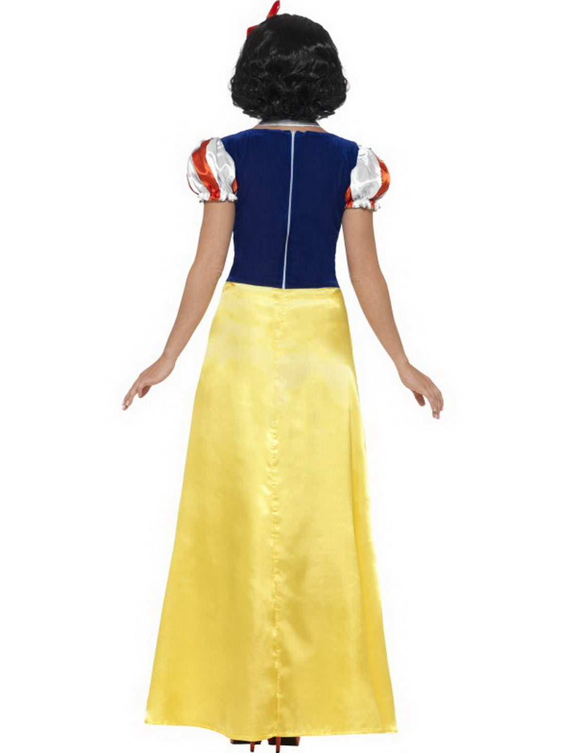 Damen Frauen Märchen Prinzessinen Kostüm, Kleid mit Kopfschmuck und Kragen, perfekt für Karneval, Fasching und Fastnacht, XS, Gelb